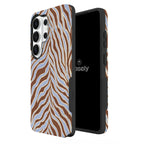 Untamed | Brown & Blue Zebra Case