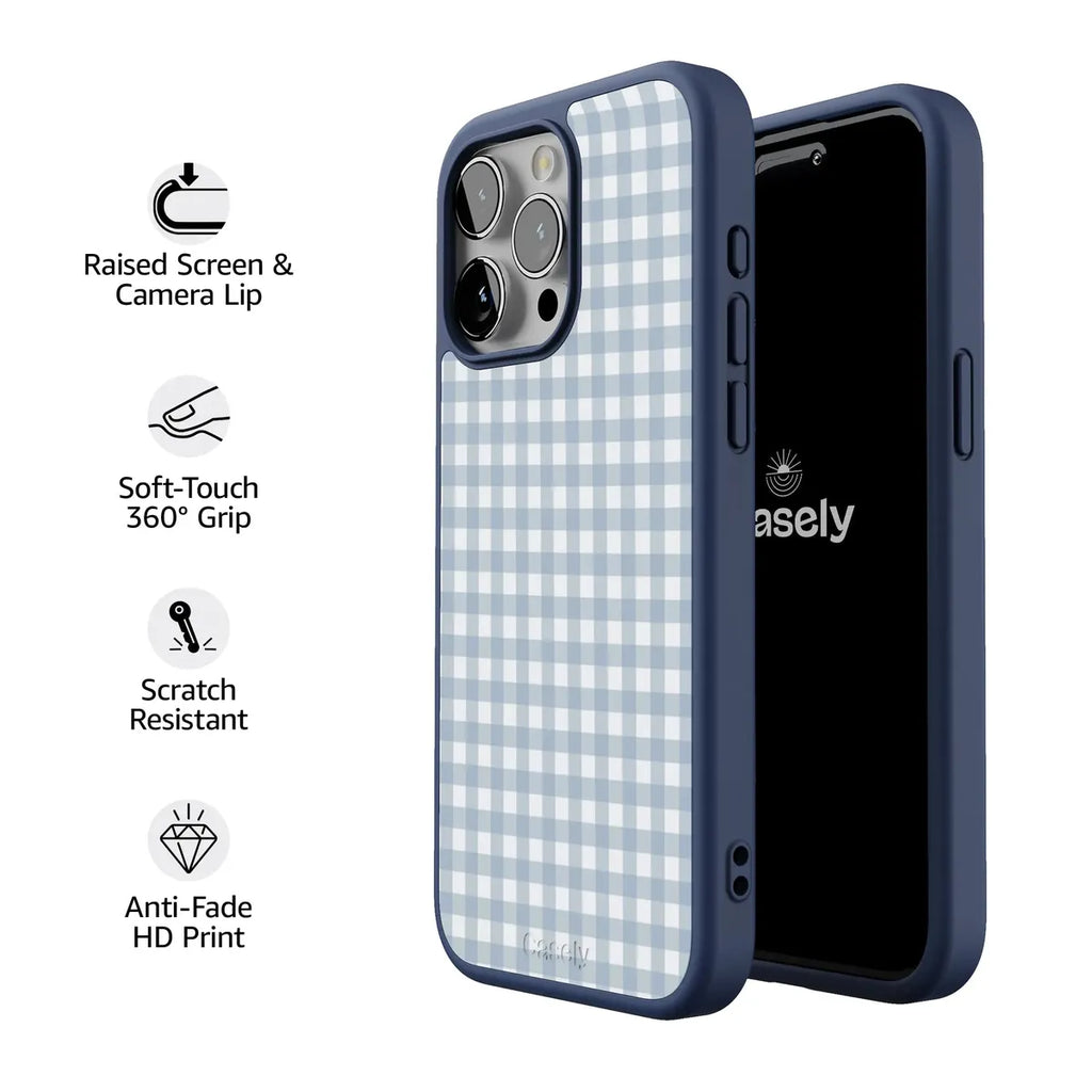 Pastel Picnic | Blue Gingham Case