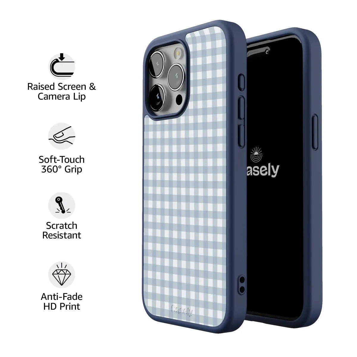 Pastel Picnic | Blue Gingham Case