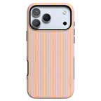 Stripes and the City | Orange & Pink Pinstripe Case