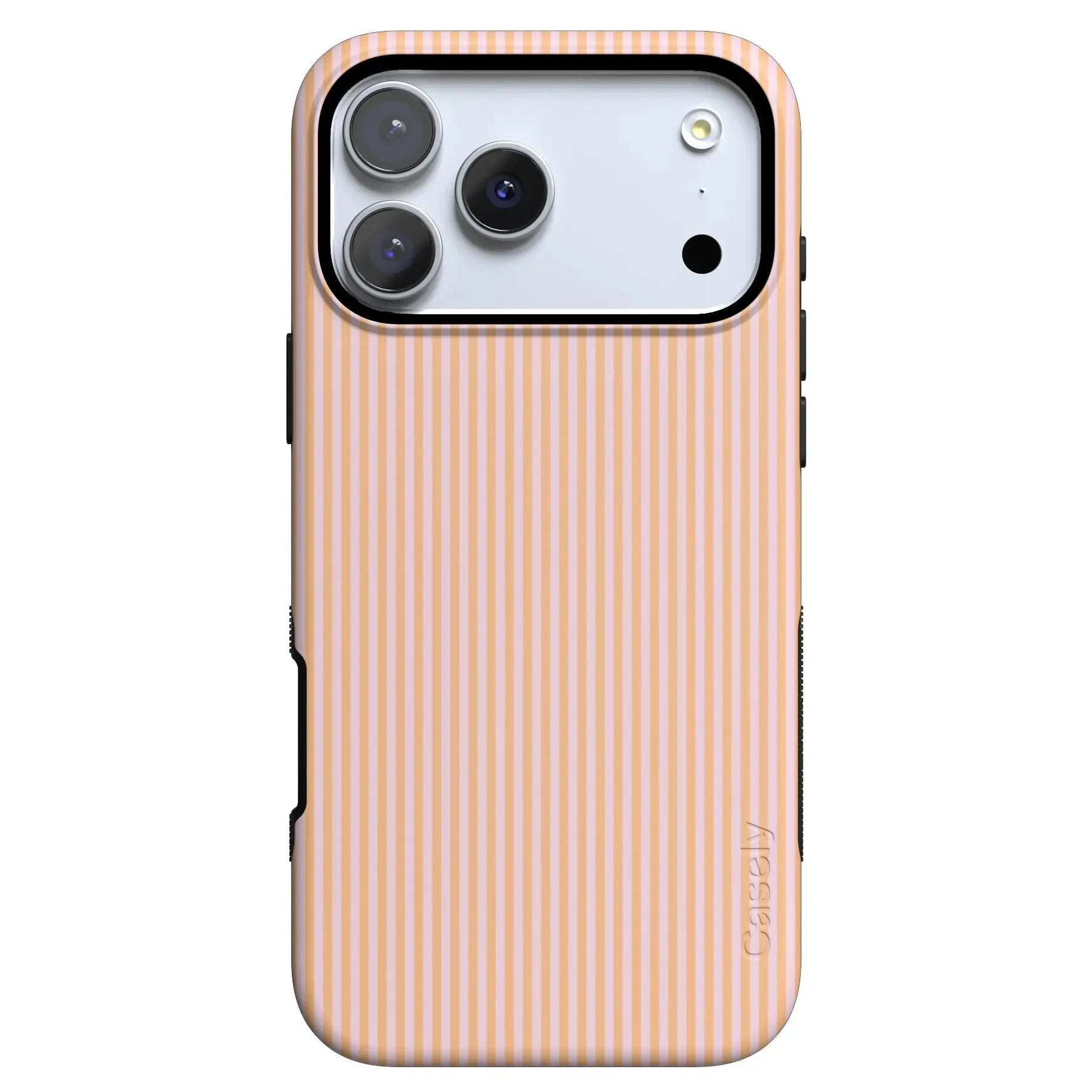 Stripes and the City | Orange & Pink Pinstripe Case
