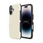 Pastel Picnic | Yellow Gingham Case