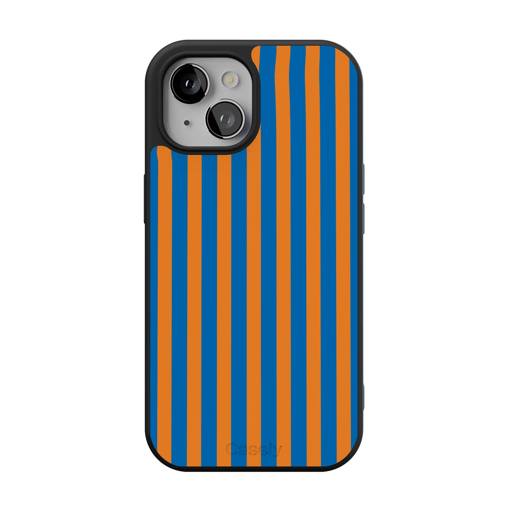Go New York | Blue & Orange Stripes Case