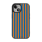 Go New York | Blue & Orange Stripes Case