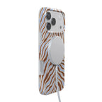 Untamed | Brown & Blue Zebra Case