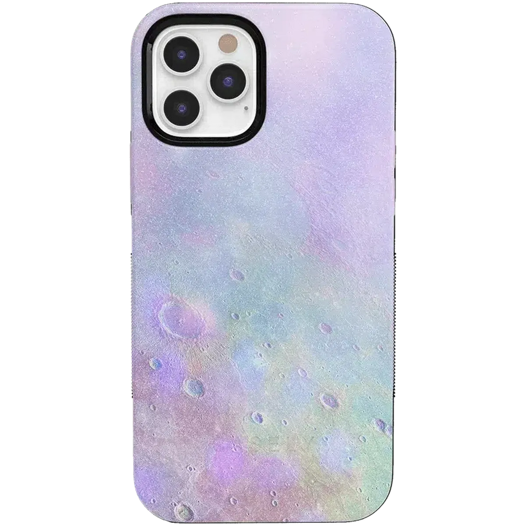 Over the Moon | Pastel Marble Moon Case