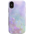 Over the Moon | Pastel Marble Moon Case