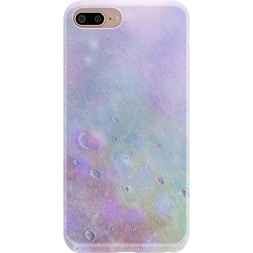 Over the Moon | Pastel Marble Moon Case