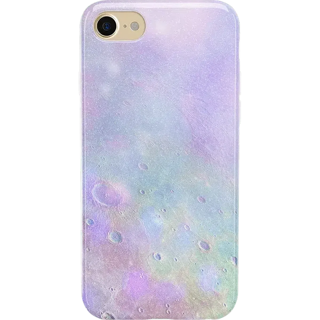 Over the Moon | Pastel Marble Moon Case