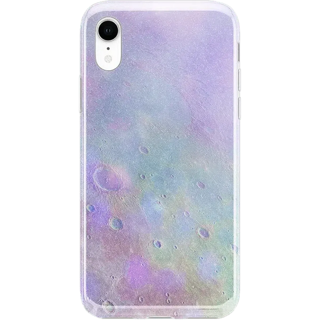 Over the Moon | Pastel Marble Moon Case