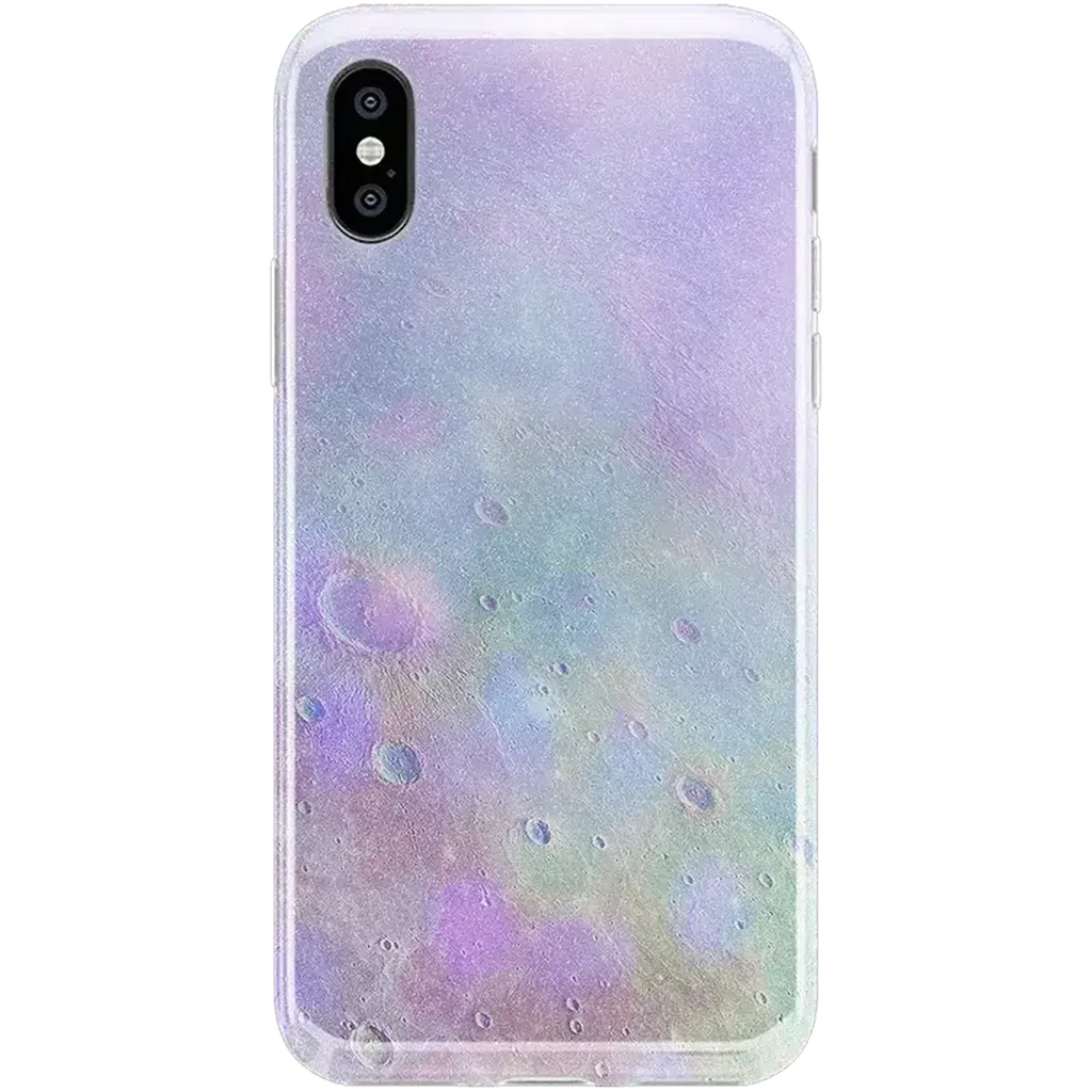 Over the Moon | Pastel Marble Moon Case