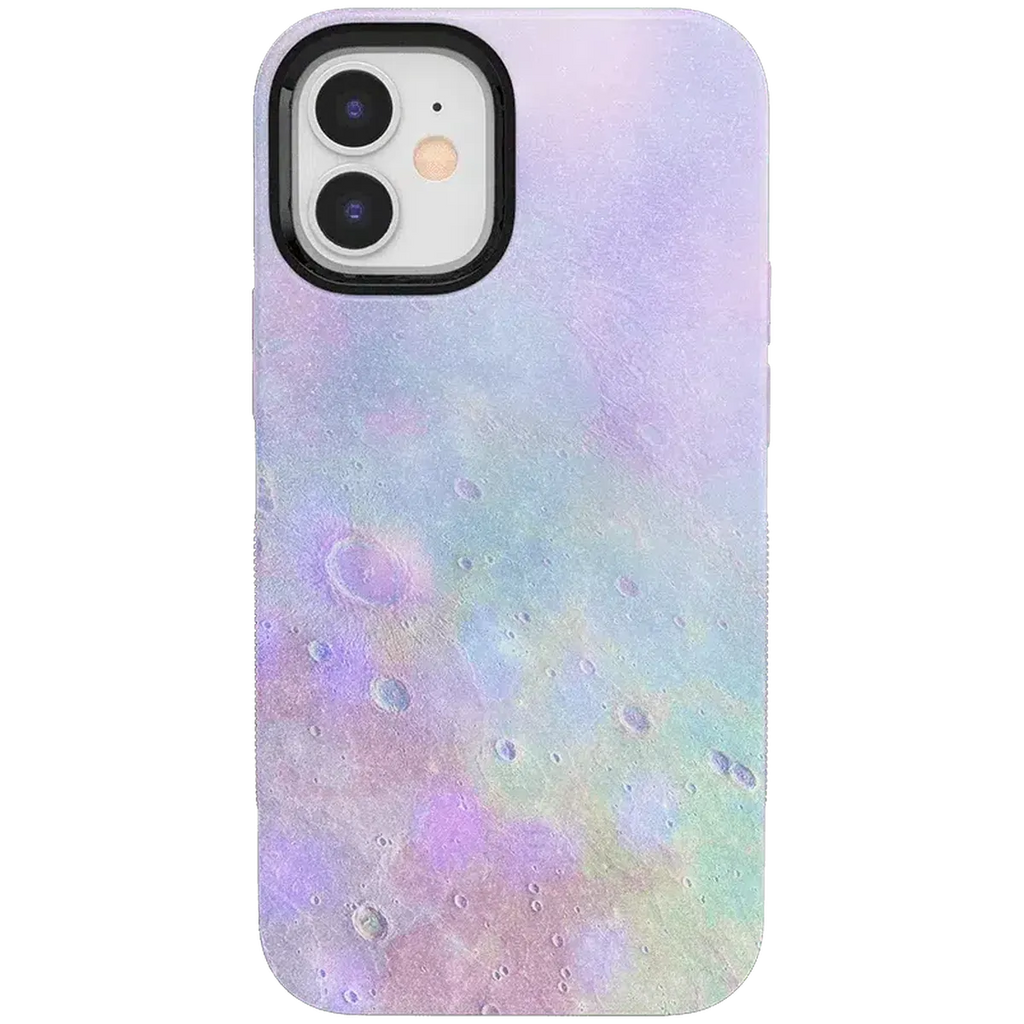 Over the Moon | Pastel Marble Moon Case