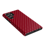On the Dot | Maroon Polka Dot Case