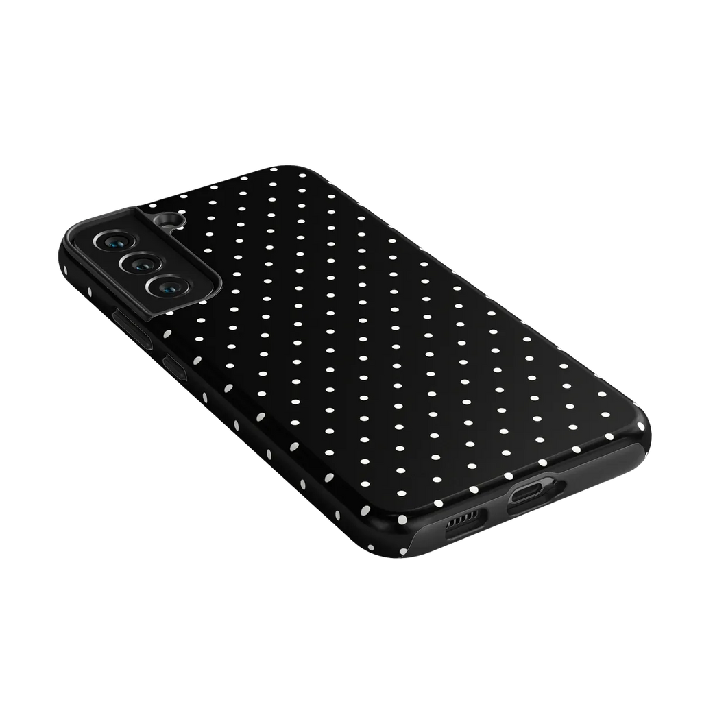 On the Dot | White Polka Dot Case