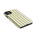 Coastline Stripes | Blue & Yellow Case
