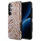 Untamed | Brown & Blue Zebra Case