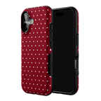 On the Dot | Maroon Polka Dot Case