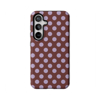 Spotted in SoHo | Burgundy Polka Dot Case