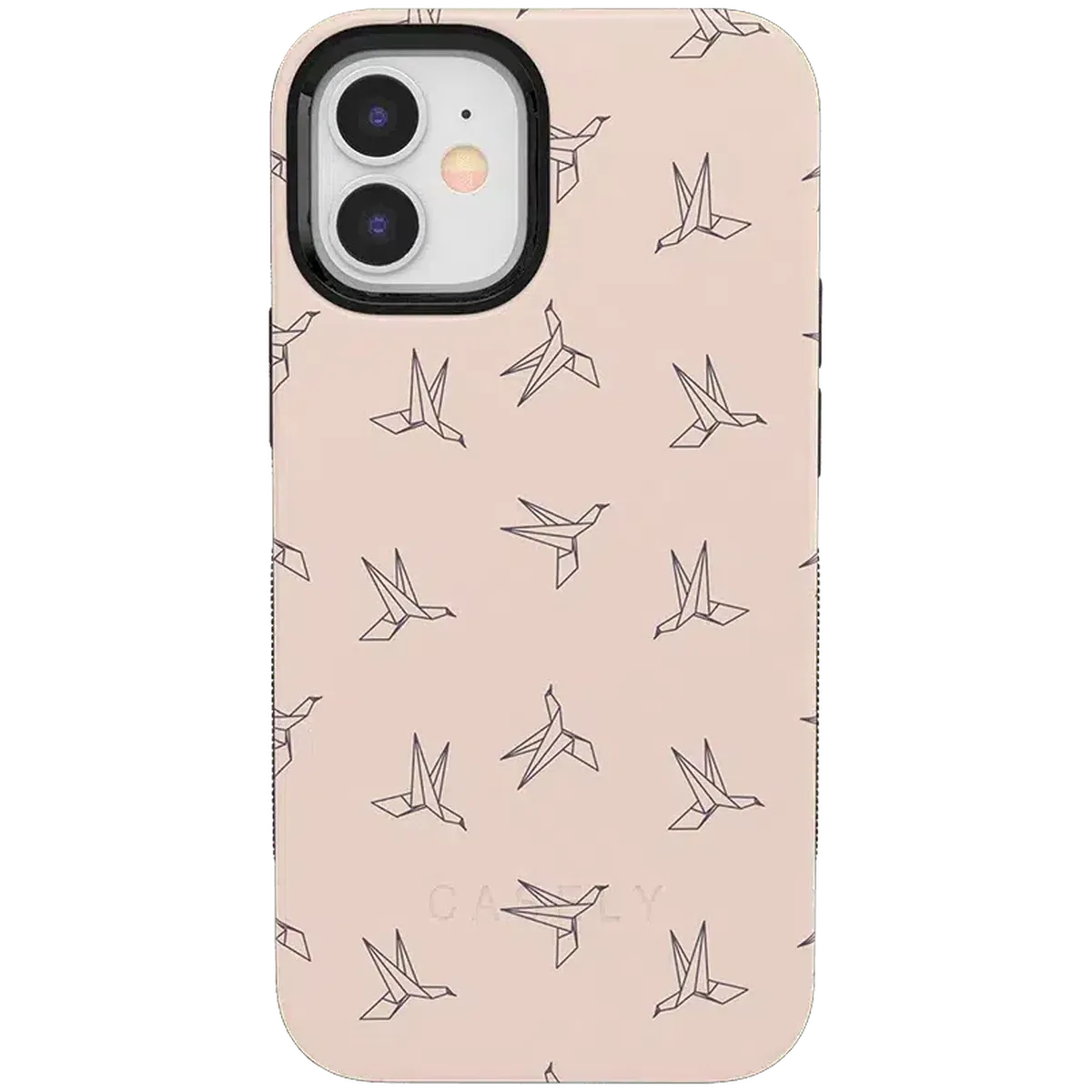 Paper Crane Origami | Beige Pattern