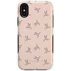 Paper Crane Origami | Beige Pattern