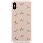 Paper Crane Origami | Beige Pattern