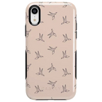 Paper Crane Origami | Beige Pattern