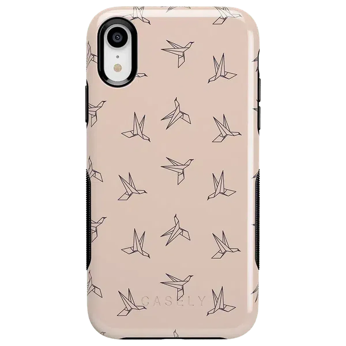 Paper Crane Origami | Beige Pattern