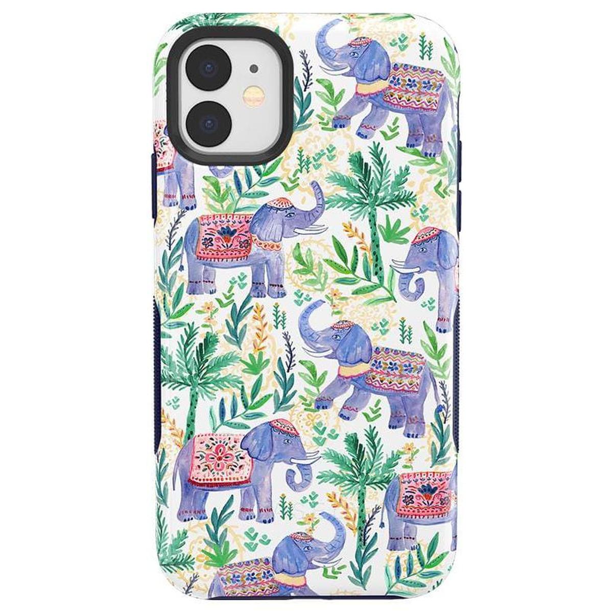 Pastel Gardens | Watercolor Elephant Floral Case