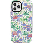 Pastel Gardens | Watercolor Elephant Floral Case