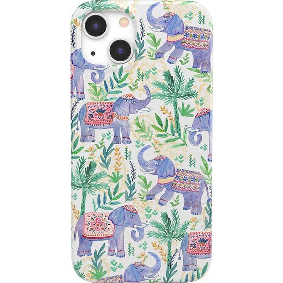 Pastel Gardens | Watercolor Elephant Floral Case