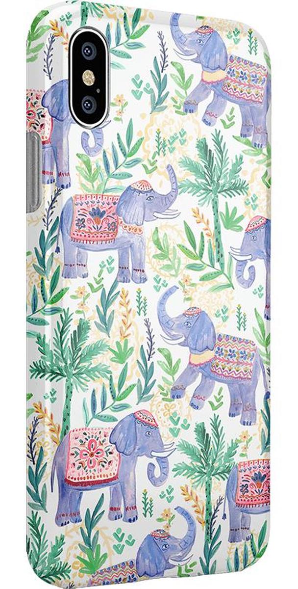 Pastel Gardens | Watercolor Elephant Floral Case