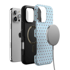 On the Dot | Blue Polka Dot Case