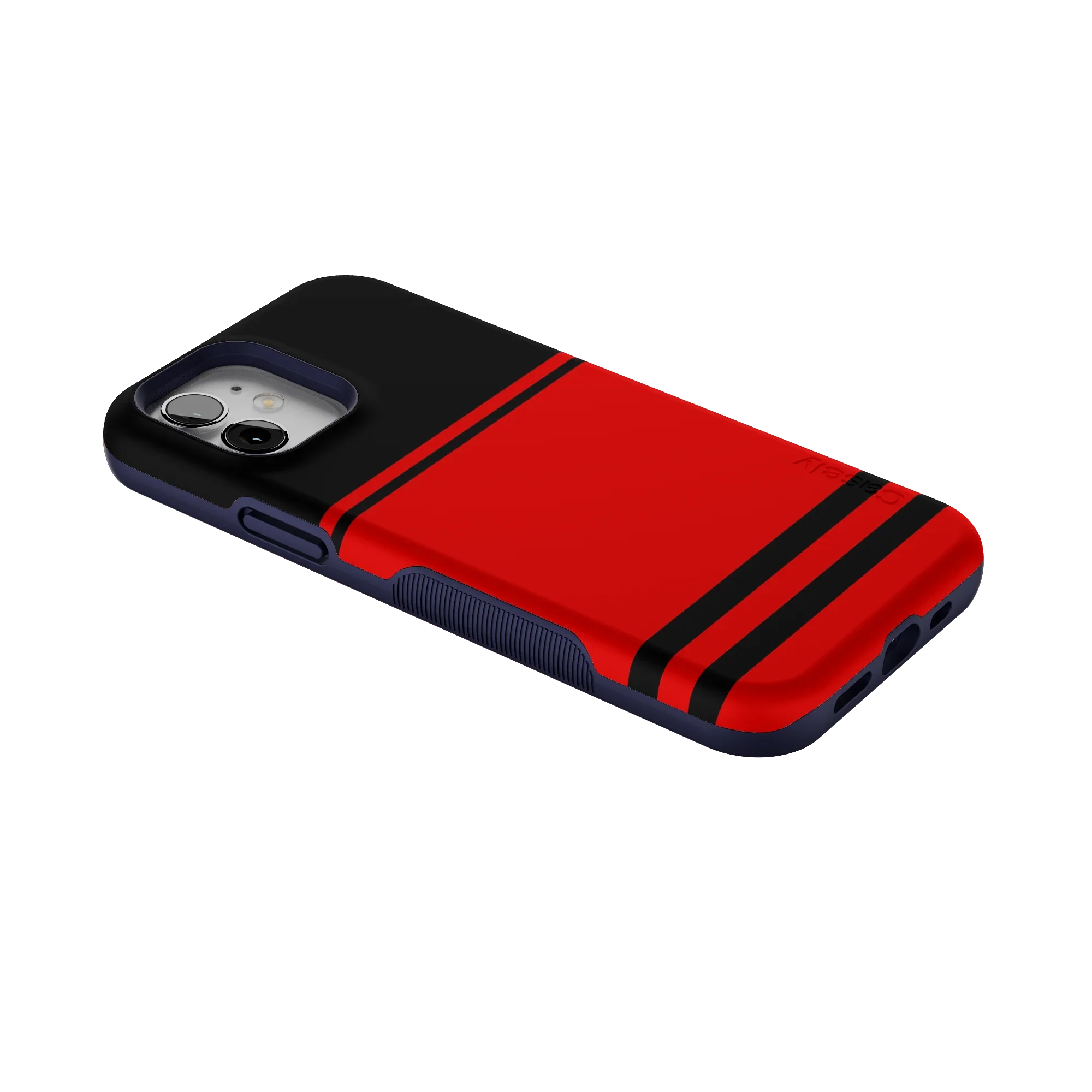 Storm Warning | Black & Red Stripes Case