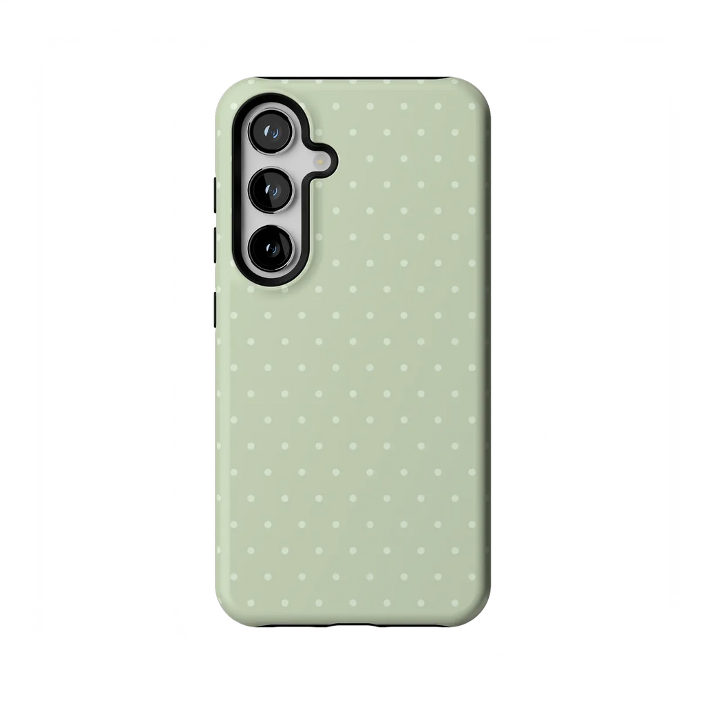 On the Dot | Green Polka Dot Case