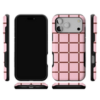 Uptown Gridlock | Pink Checkerboard Case