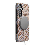 Untamed | Brown & Blue Zebra Case