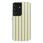 Coastline Stripes | Blue & Yellow Case