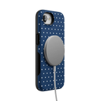 On the Dot | Navy Polka Dot Case