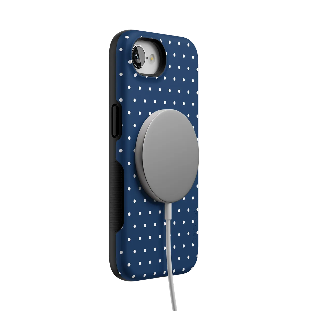 On the Dot | Navy Polka Dot Case