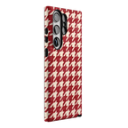 Scarlet Stitch | Red Houndstooth Case