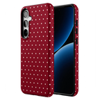 On the Dot | Maroon Polka Dot Case