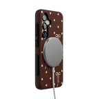 Teddy Bows | Brown Polka Dot Case
