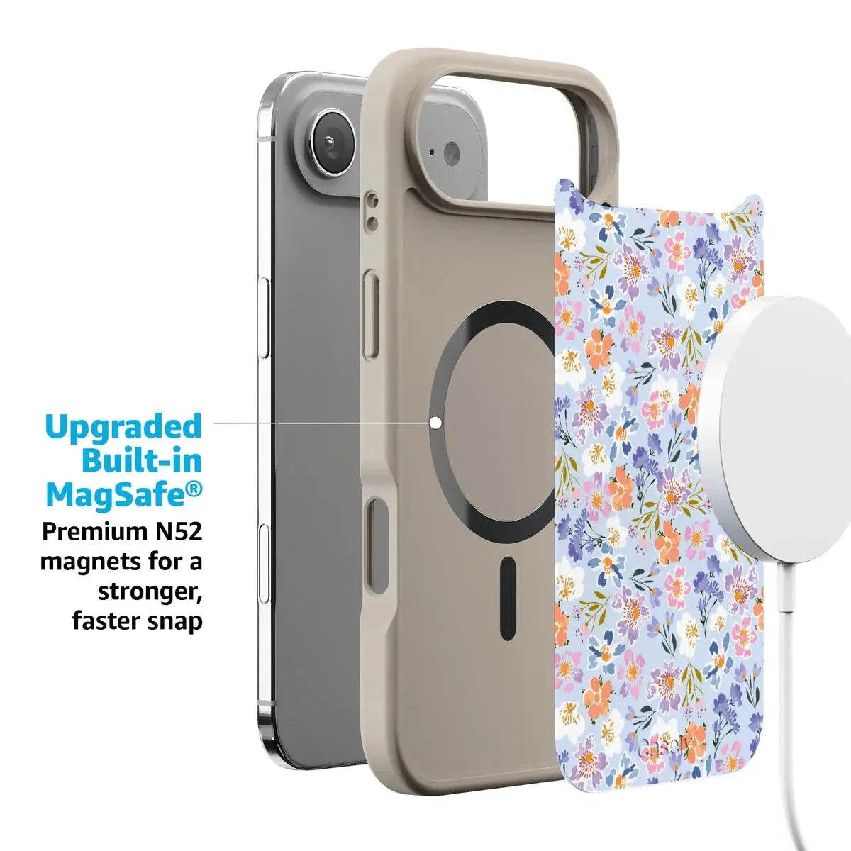 Poppy Meadows | Pastel Floral Case