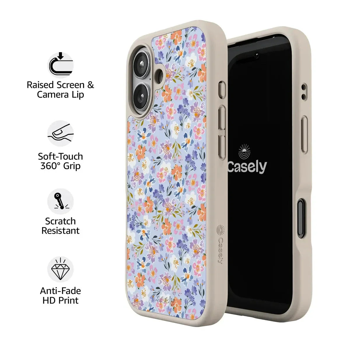 Poppy Meadows | Pastel Floral Case