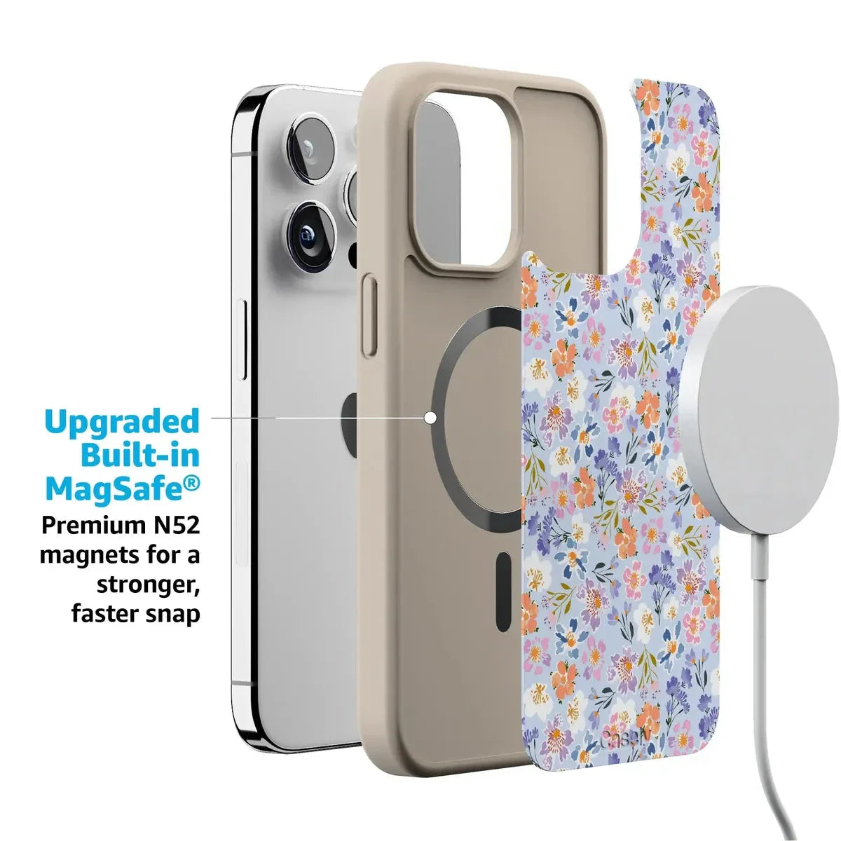 Poppy Meadows | Pastel Floral Case