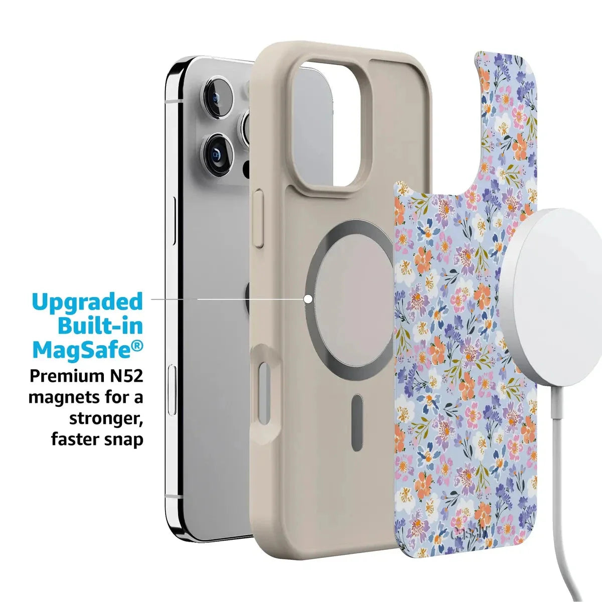 Poppy Meadows | Pastel Floral Case