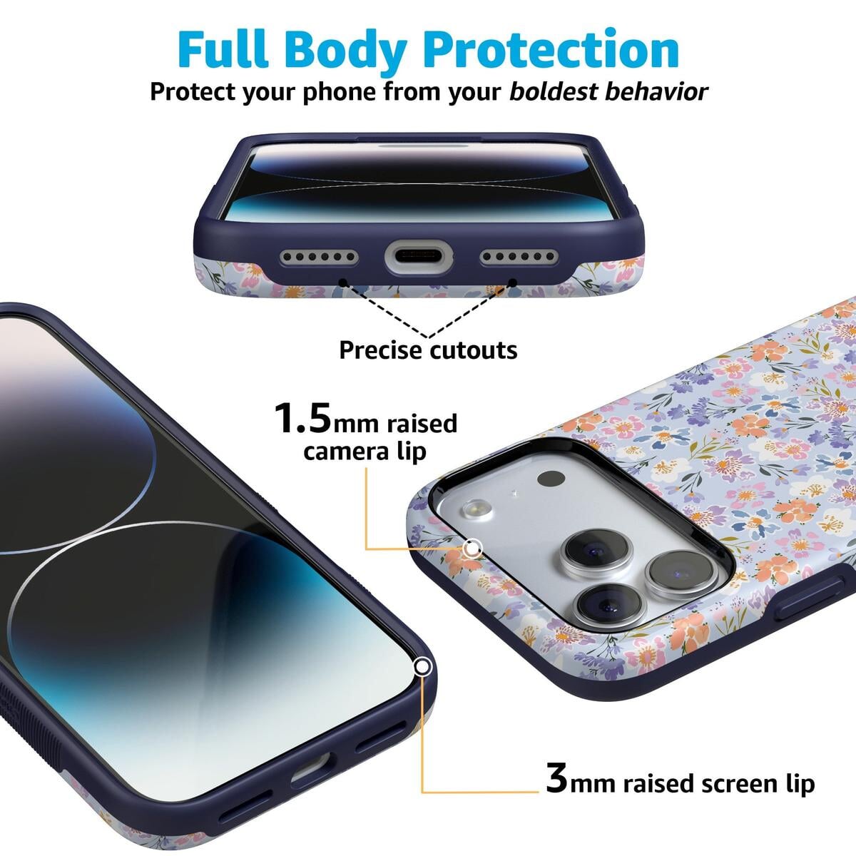 Poppy Meadows | Pastel Floral Case