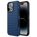 On the Dot | Navy Polka Dot Case