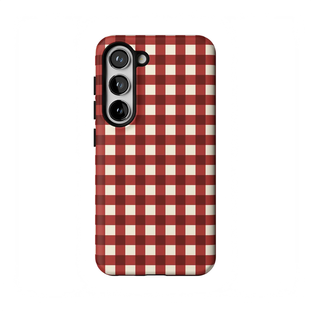 Checked Twice | Red Plaid Case