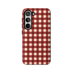 Checked Twice | Red Plaid Case